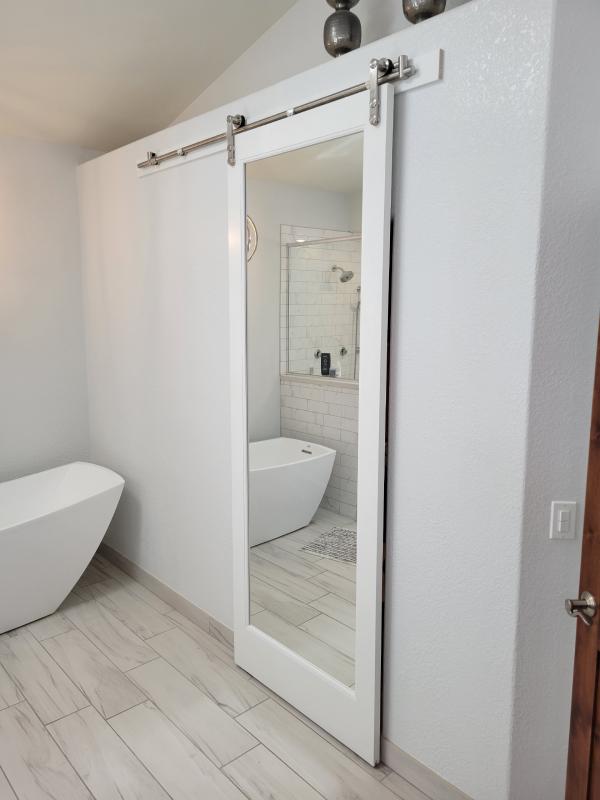 Sliding barn door install in Gilbert, AZ